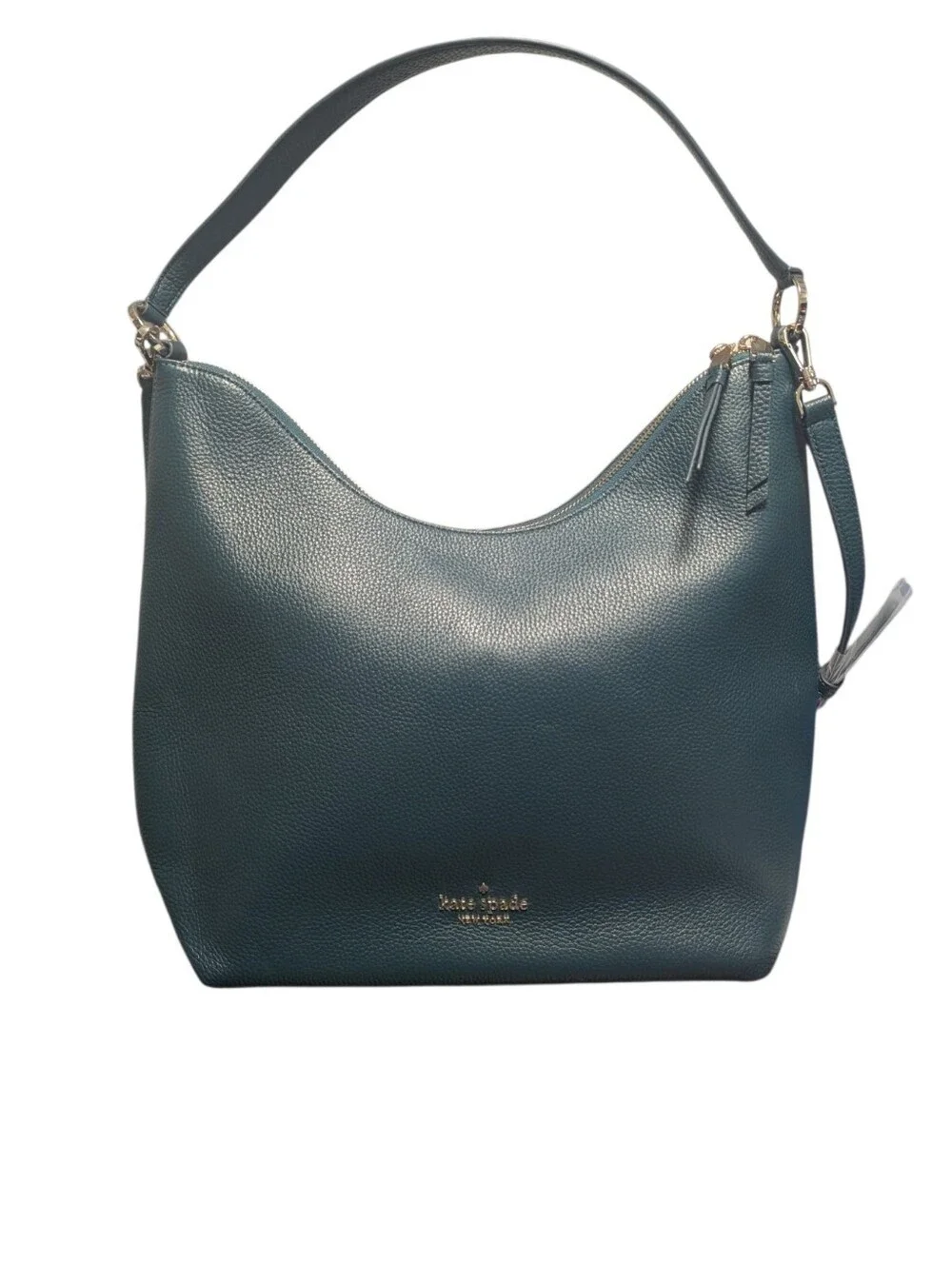 Kate Spade Zippy Teal Leather Shoulder Bag